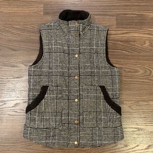 Miami Black Plaid Vest